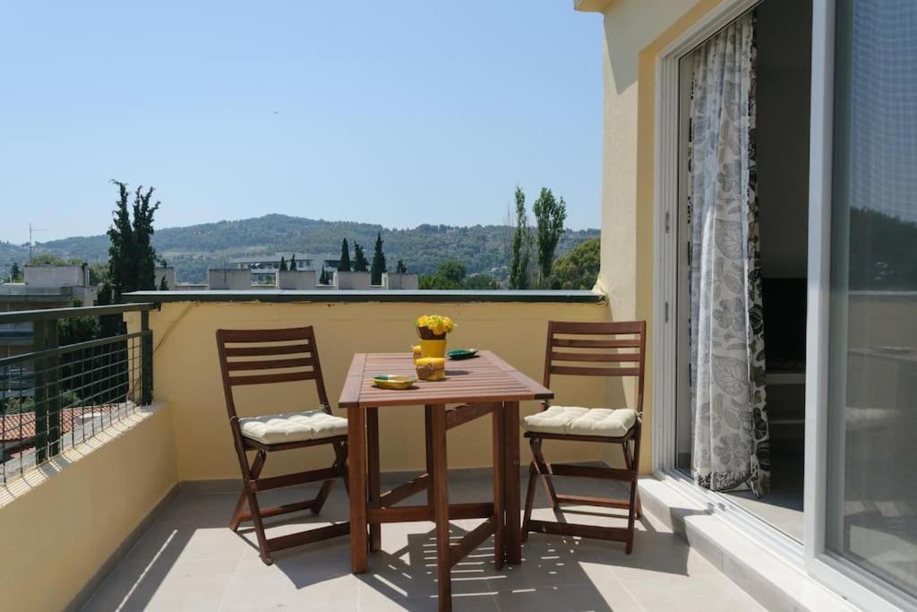 Beautiful Seaside Studio With Amazing View Athen Exterior foto